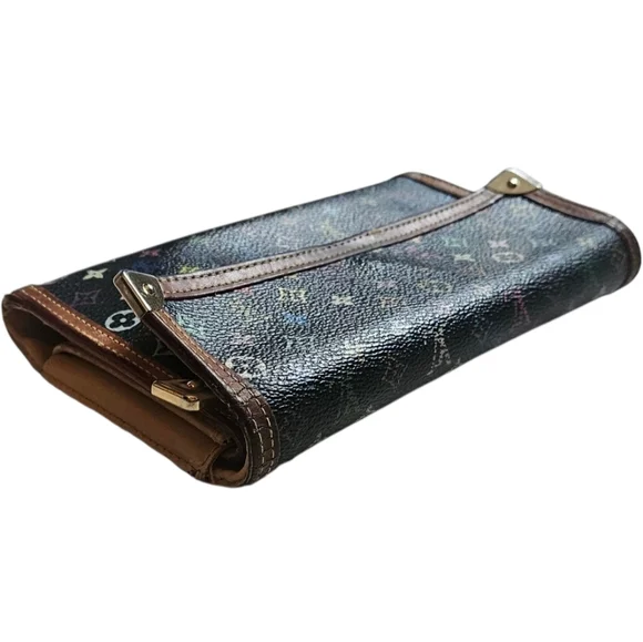 Louis Vuitton Murakami Monogram Multicolor Trifold Wallet - Picture 5 of 8